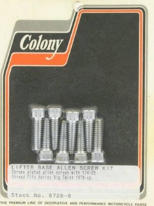 LIFTER BASE ALLEN SCREW KIT 1/4-20 THREAD